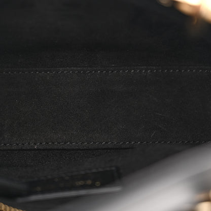 Christian Dior Lambskin Cannage Beaded Embroidery Mini Lady Dior Black 5 of 11