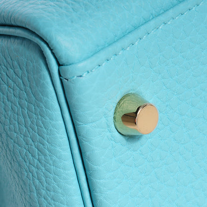 Hermes Togo Kelly Retourne 32 Bleu Atoll 13 of 28