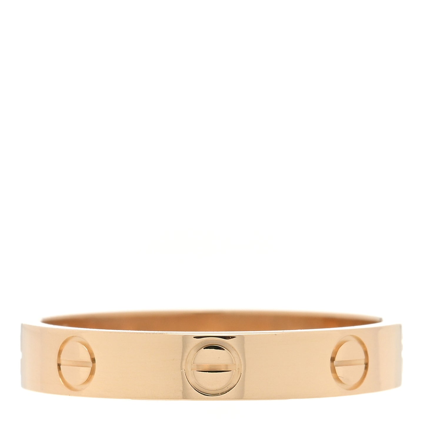18K Yellow Gold 3.5mm LOVE Wedding Band Ring 57 8