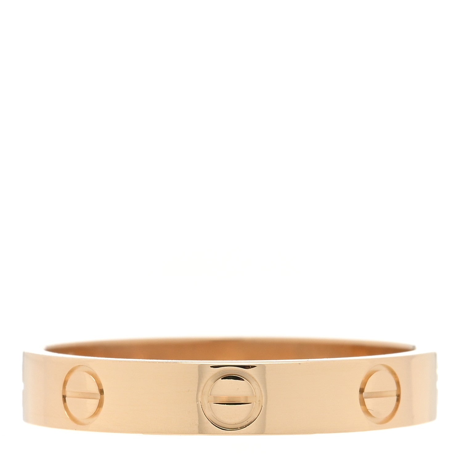 Cartier 18K Yellow Gold 3.5mm LOVE Wedding Band Ring 57 8 3 of 5
