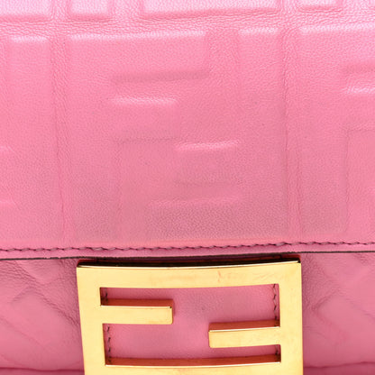 Fendi Nappa FF 1974 Embossed Mini Baguette Lollypop 8 of 10