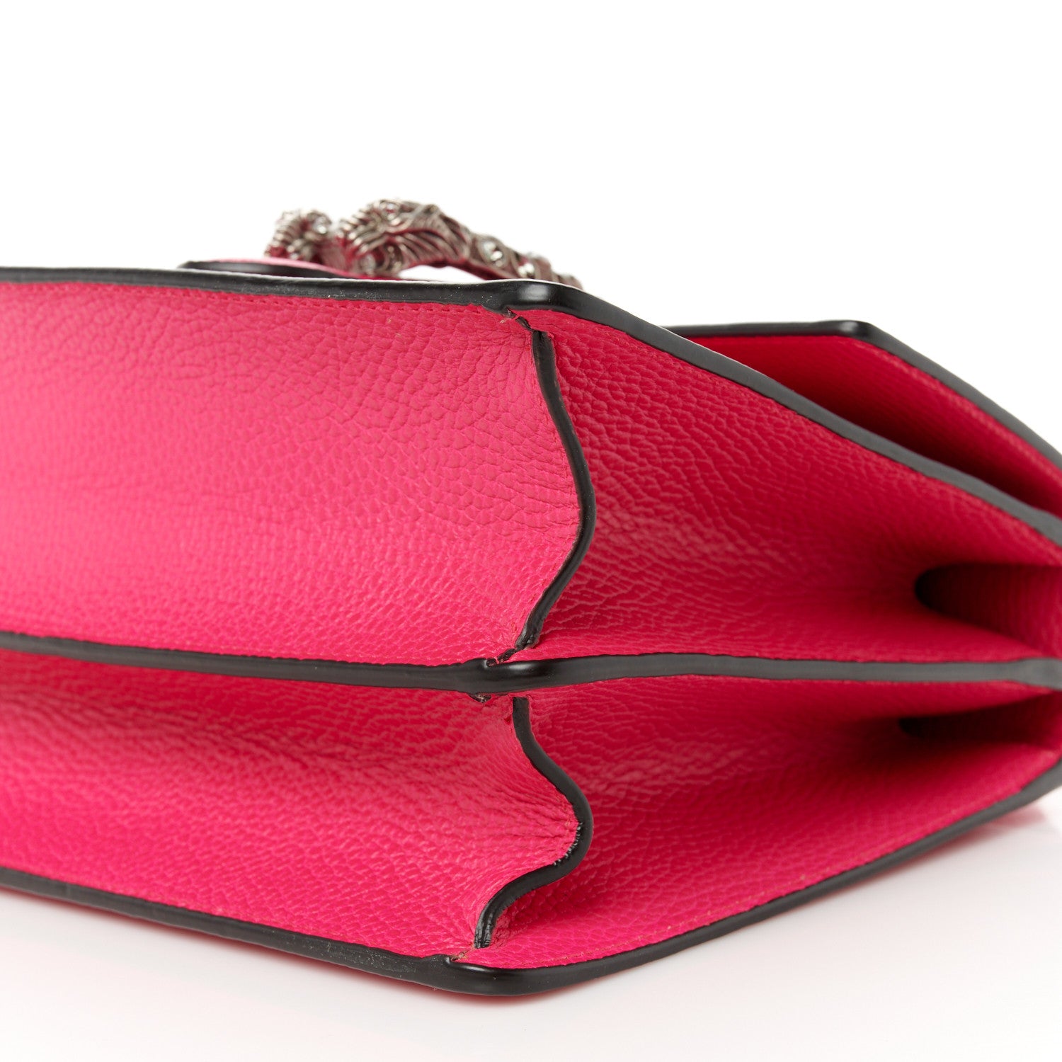 Gucci Dollar Calfskin Crystal Web Medium Dionysus Bamboo Top Handle Bag Box Pink Black Diamond 12 of 12