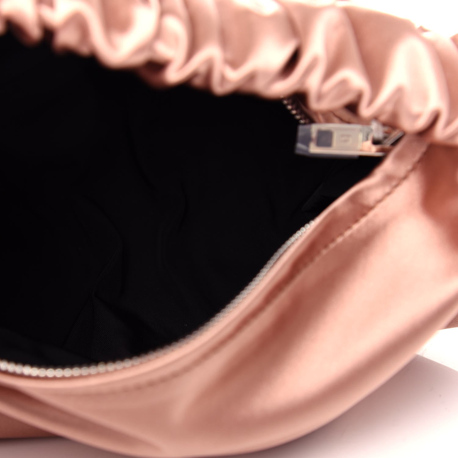 Alexander Wang Satin Mini Scrunchie Bag Sand Stone 5 of 9