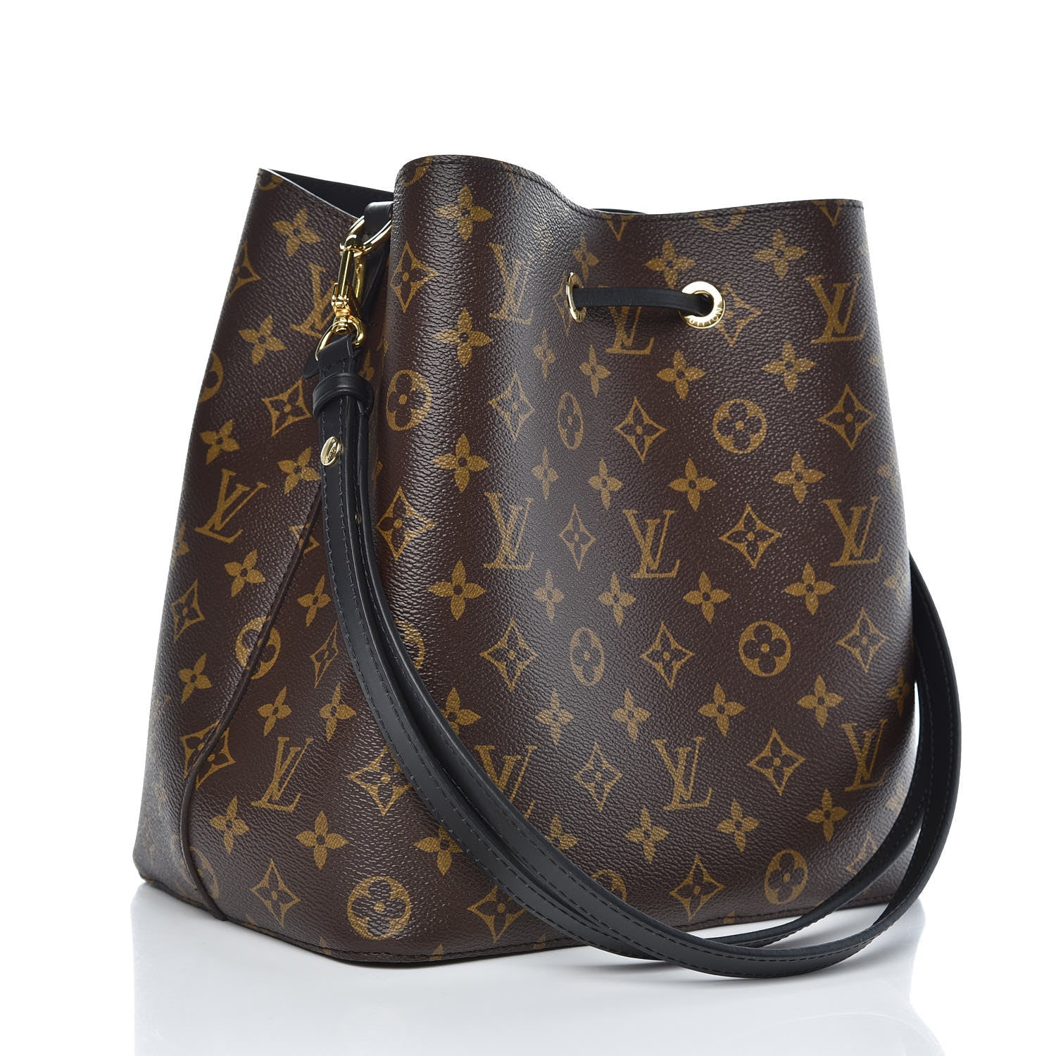Louis Vuitton Monogram Neonoe MM Black 3 of 7