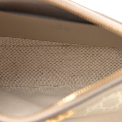 Gucci GG Supreme Monogram Textured Dollar Calfskin Small Ophidia Hobo Beige Mystic White Oatmeal 5 of 13