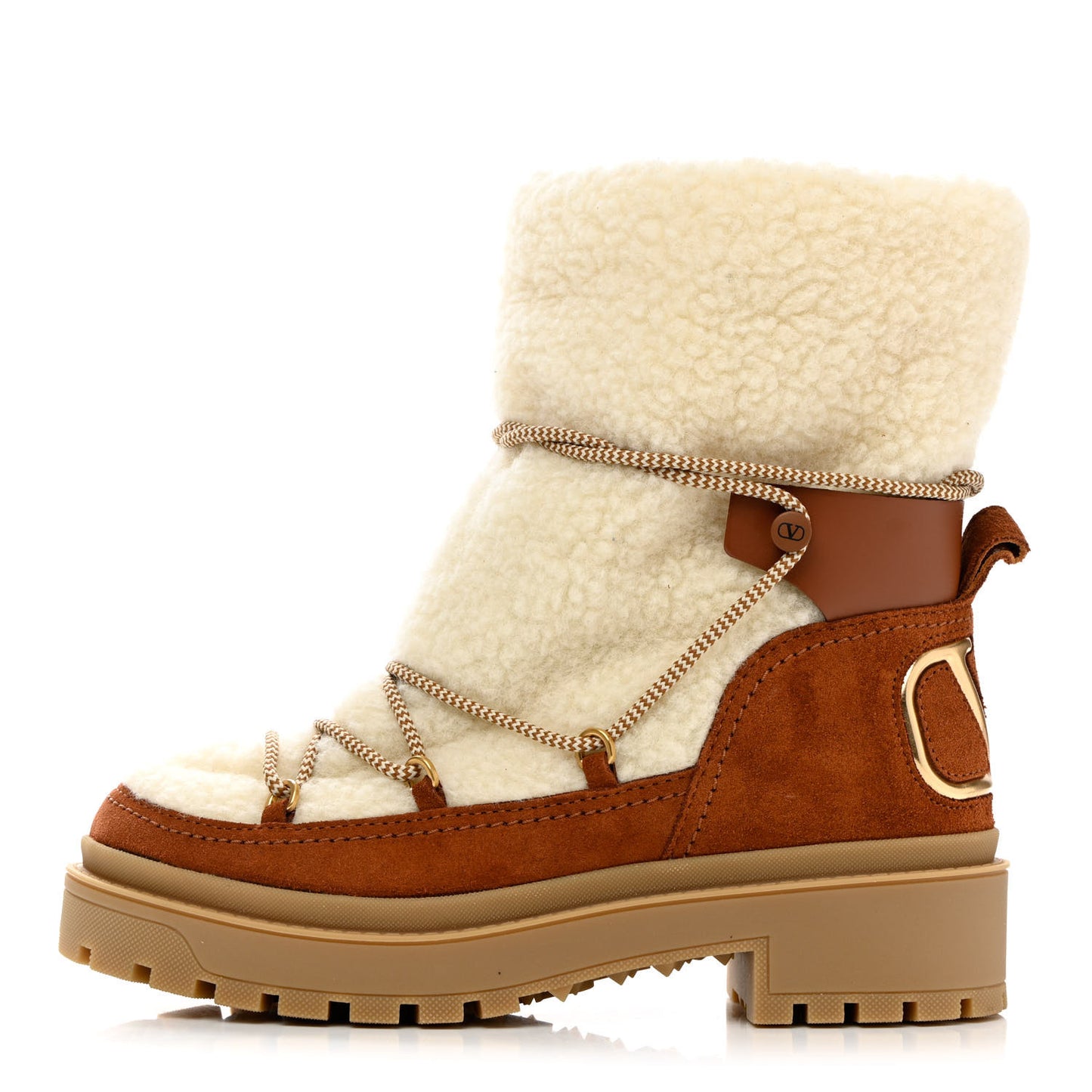 Suede Shearling Vlogo Trekkgirl 25/40mm Boots 39.5 Selleria