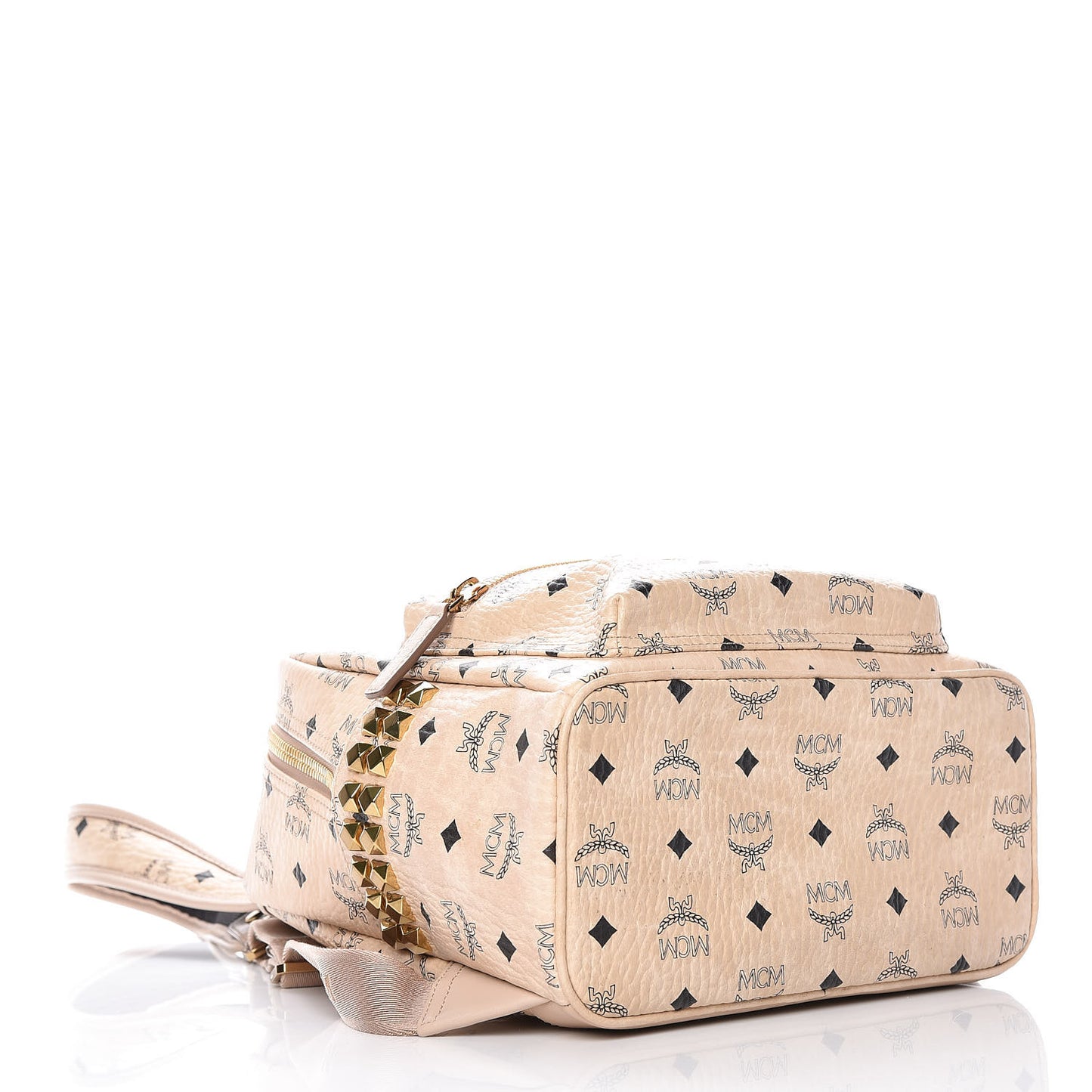Visetos Small Side Stud Stark Backpack Beige
