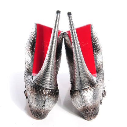 Christian Louboutin Metallic Watersnake Lady Daf 160 Pumps 40 5 of 6