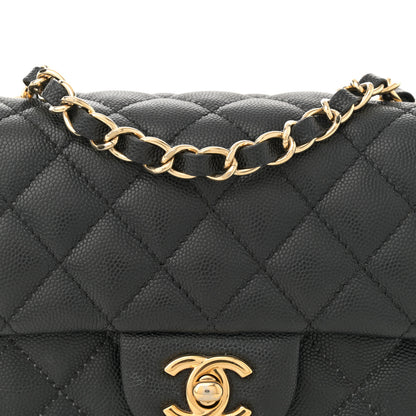 Chanel Caviar Quilted Mini Square Flap Black 8 of 10