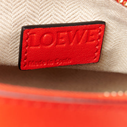 Loewe Calfskin Embossed Small Puzzle Bag Red 7 of 11