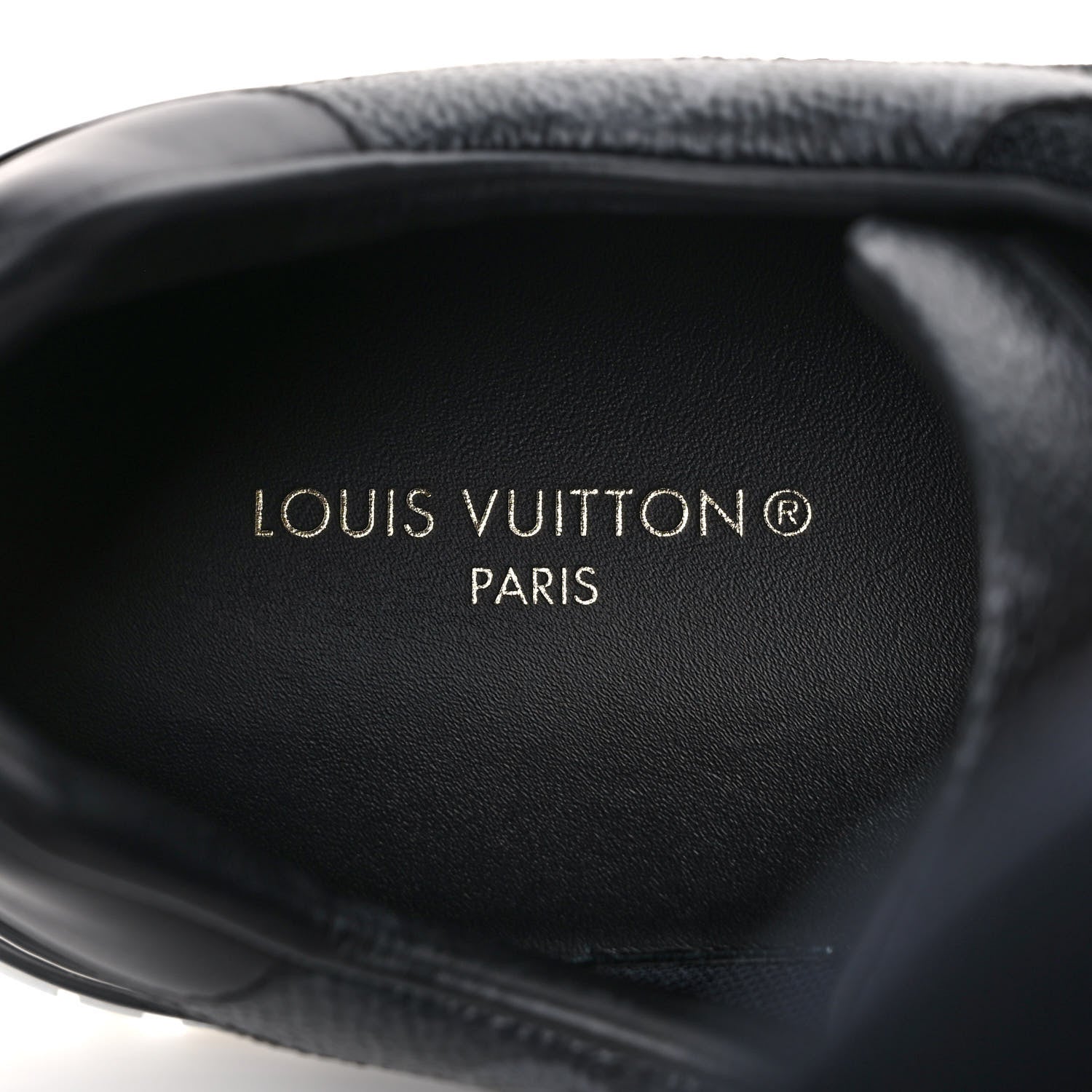 Louis Vuitton Calfskin Monogram Run Away Sneakers 12 Black 8 of 8
