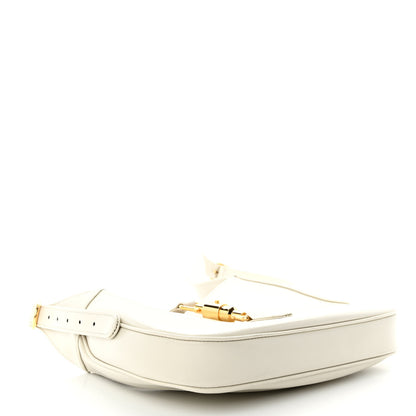 Gucci Boarded Dyana Lux Calfskin Small Jackie 1961 Hobo Mystic White 4 of 11