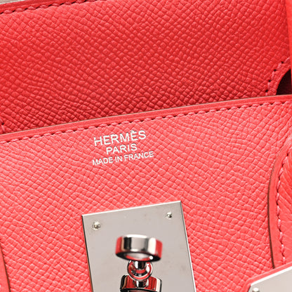 Hermes Epsom BIRKIN 30 Rose Jaipur 6 of 11