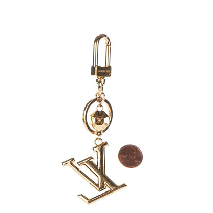 Louis Vuitton LV Facettes Bag Charm Key Holder Gold 2 of 4