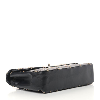 Chanel Calfskin Wild Stitch Jumbo Flap Black 4 of 15