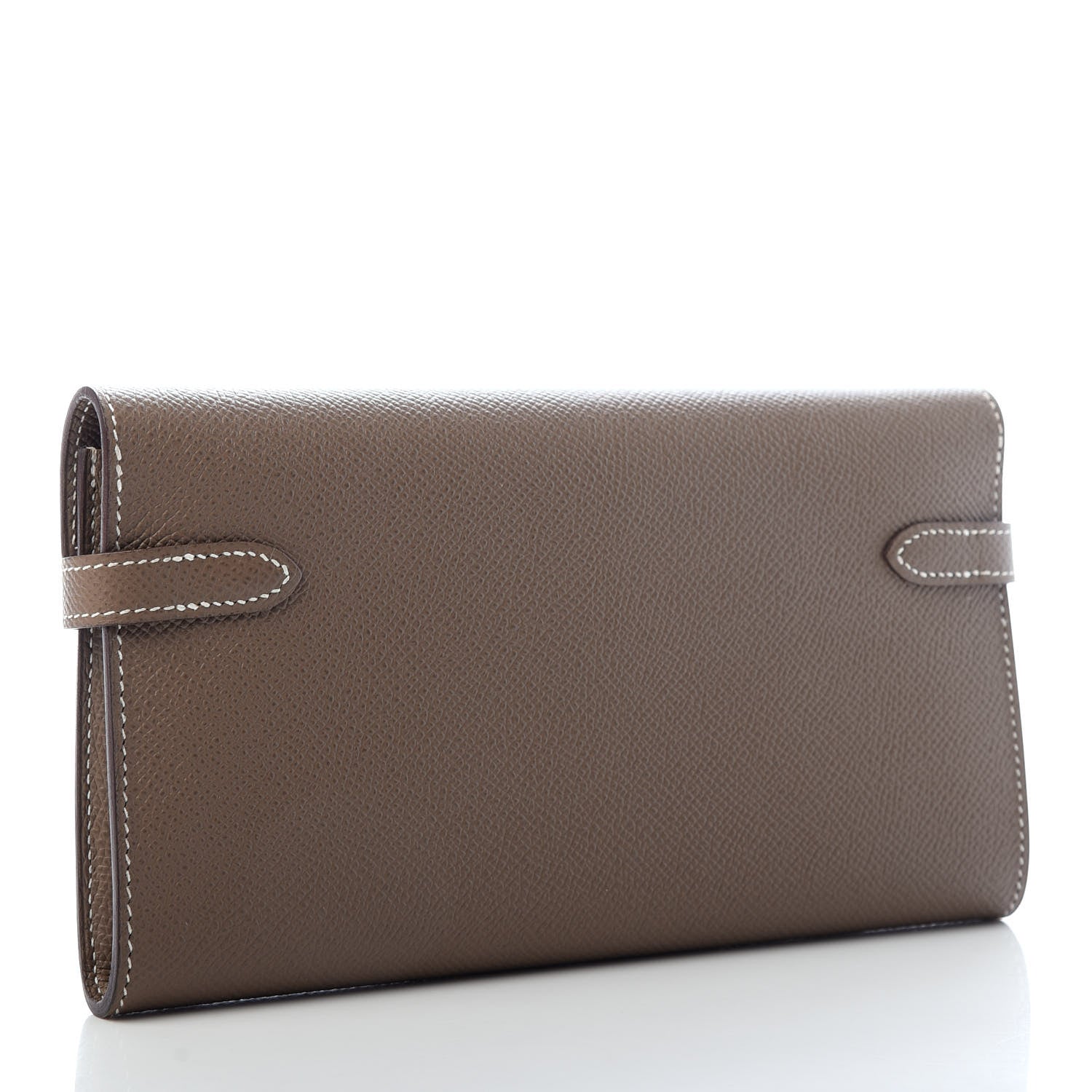 Hermes Epsom Kelly Longue Wallet Etoupe 3 of 6