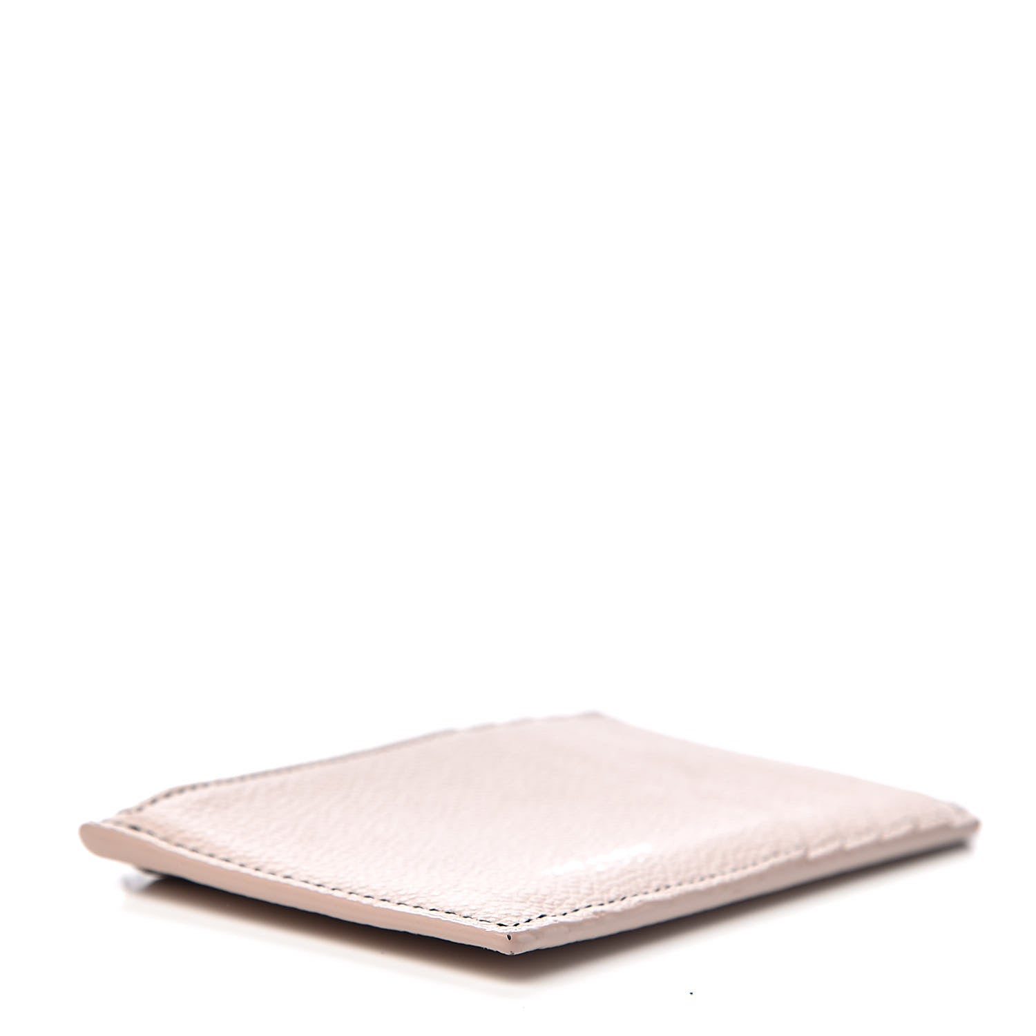 Saint Laurent Grained Calfskin 5 Fragments Zip Pouch Card Holder Marble Pink 4 of 7