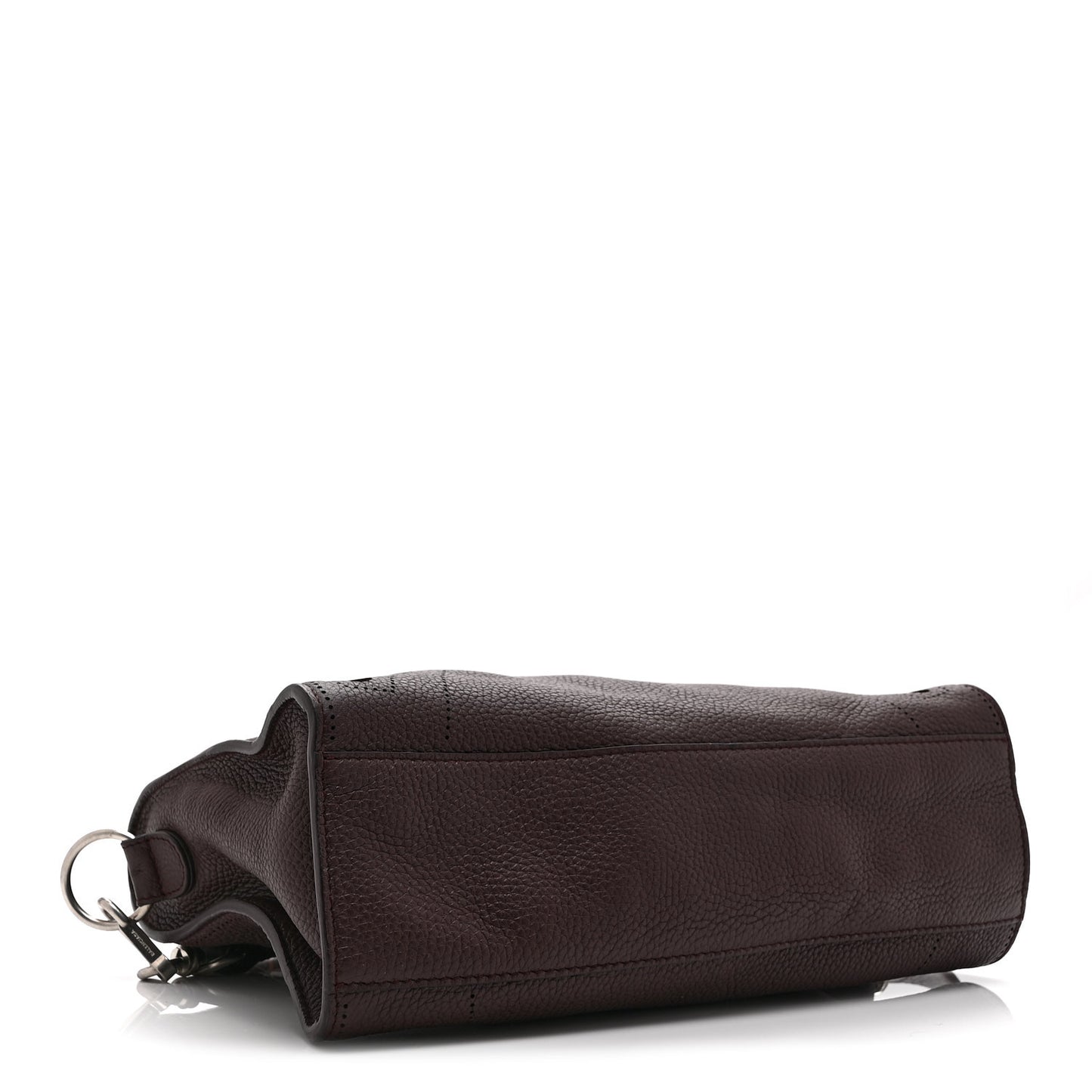 Veau Grana Perforated Blackout Hardware S City Rouge Acajou