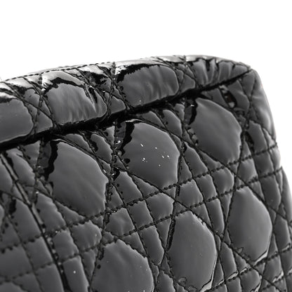 Christian Dior Patent Cannage New Lock Flap Black 16 of 19