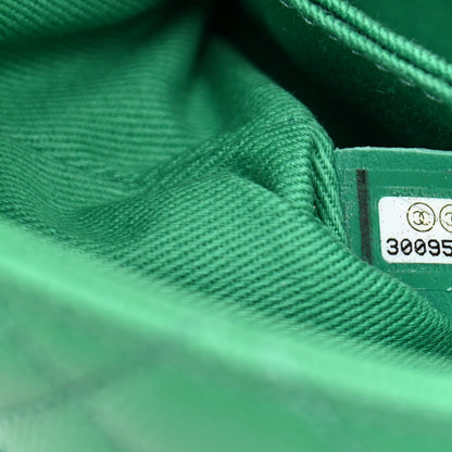 Chanel Caviar Quilted Mini Coco Handle Flap Green 7 of 11