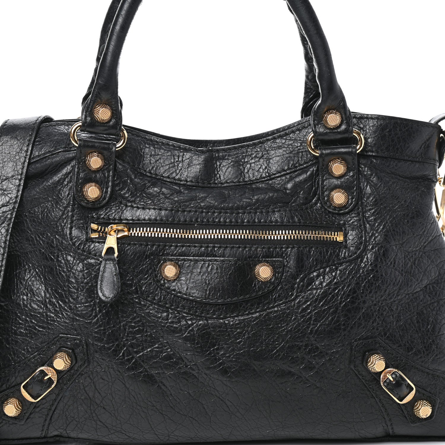 Balenciaga Agneau Giant 12 Gold Hardware Town Black 7 of 9