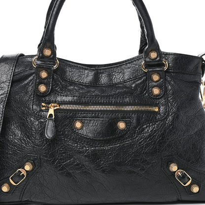Balenciaga Agneau Giant 12 Gold Hardware Town Black 7 of 9