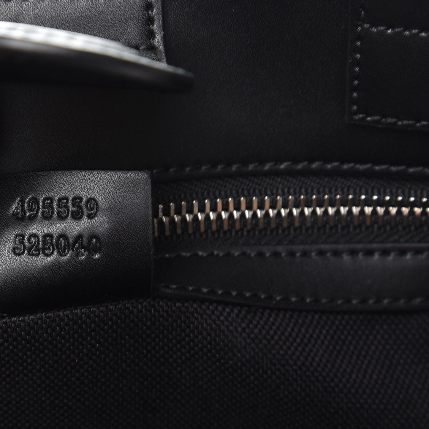 Soft GG Supreme Monogram Appia Calfskin Web Vertical Tote Black