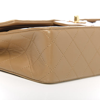 Chanel Lambskin Quilted Small Double Flap Beige 14 of 18