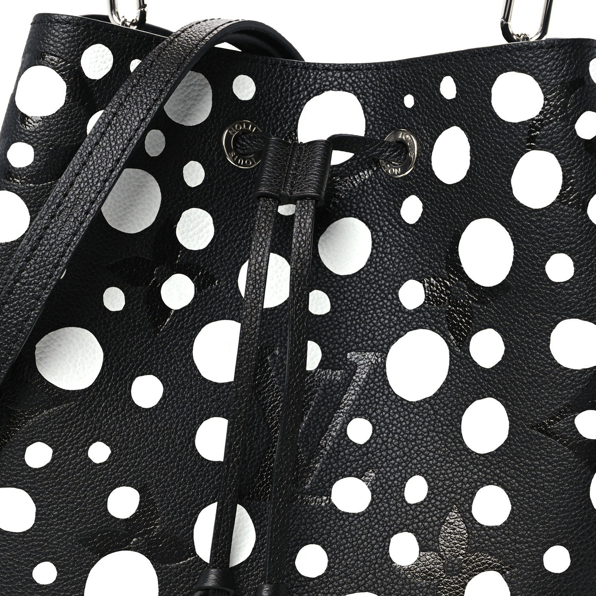Louis Vuitton LV X YK Empreinte Neonoe MM Black White 10 of 12