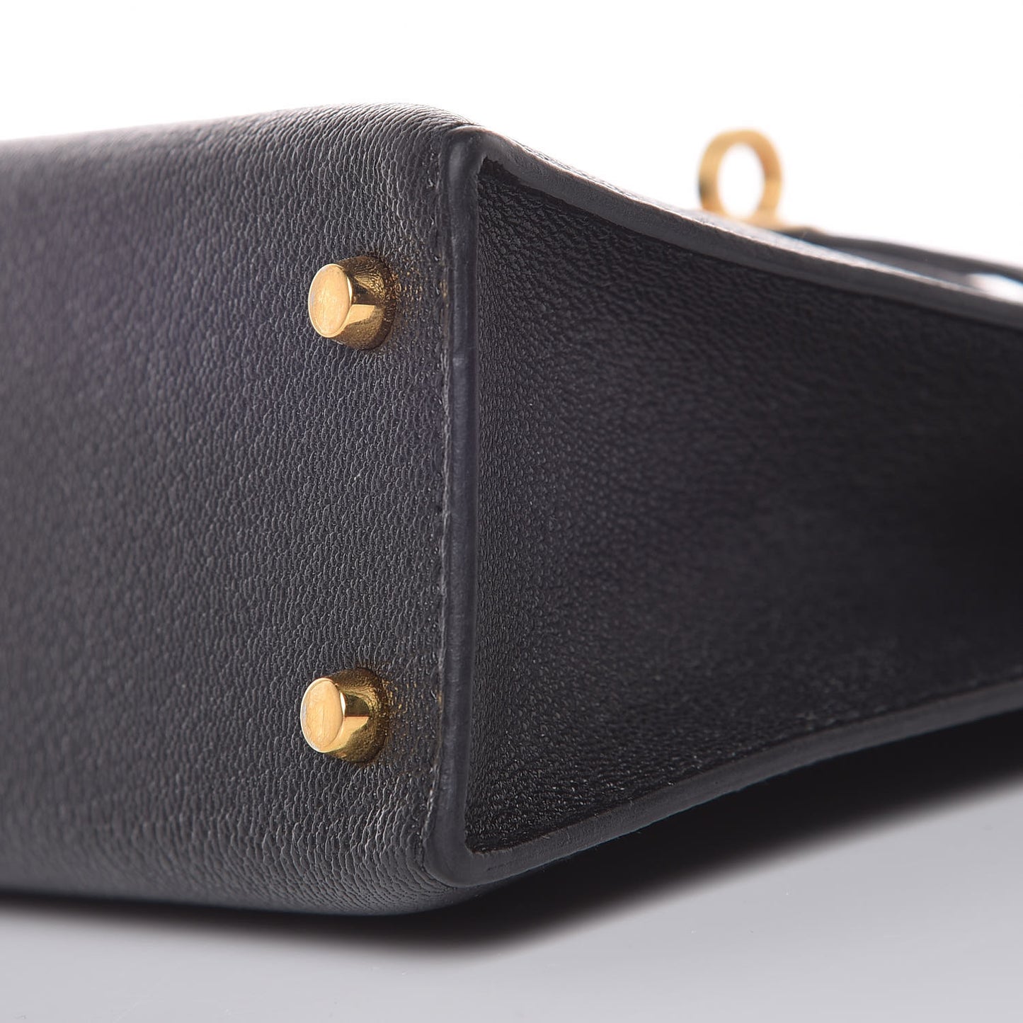 Chevre Chandra Mini Kelly Sellier 20 Black