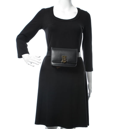 Burberry Calfskin TB Belt Bag Black 2 of 9