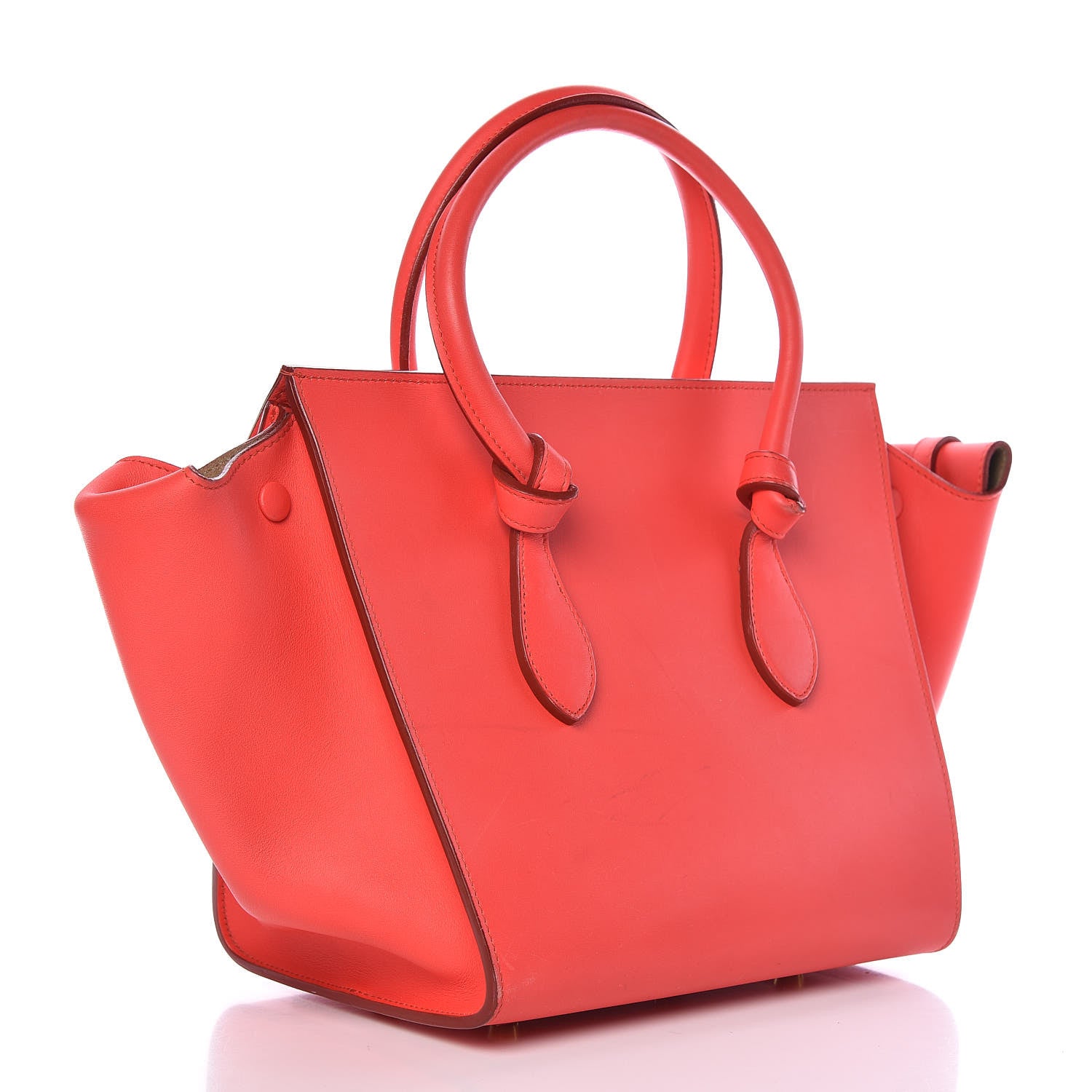 Celine Smooth Calfskin Mini Tie Knot Tote Alizarin 3 of 21
