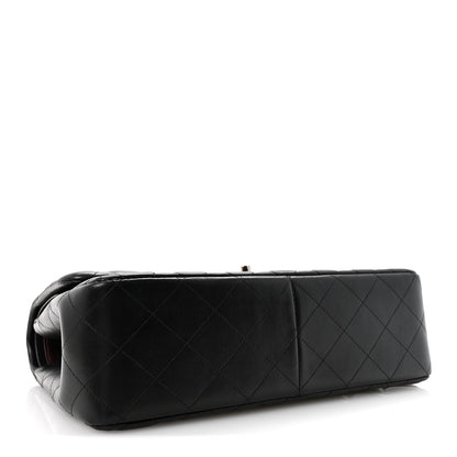 Chanel Lambskin Quilted Jumbo Double Flap Black 4 of 12