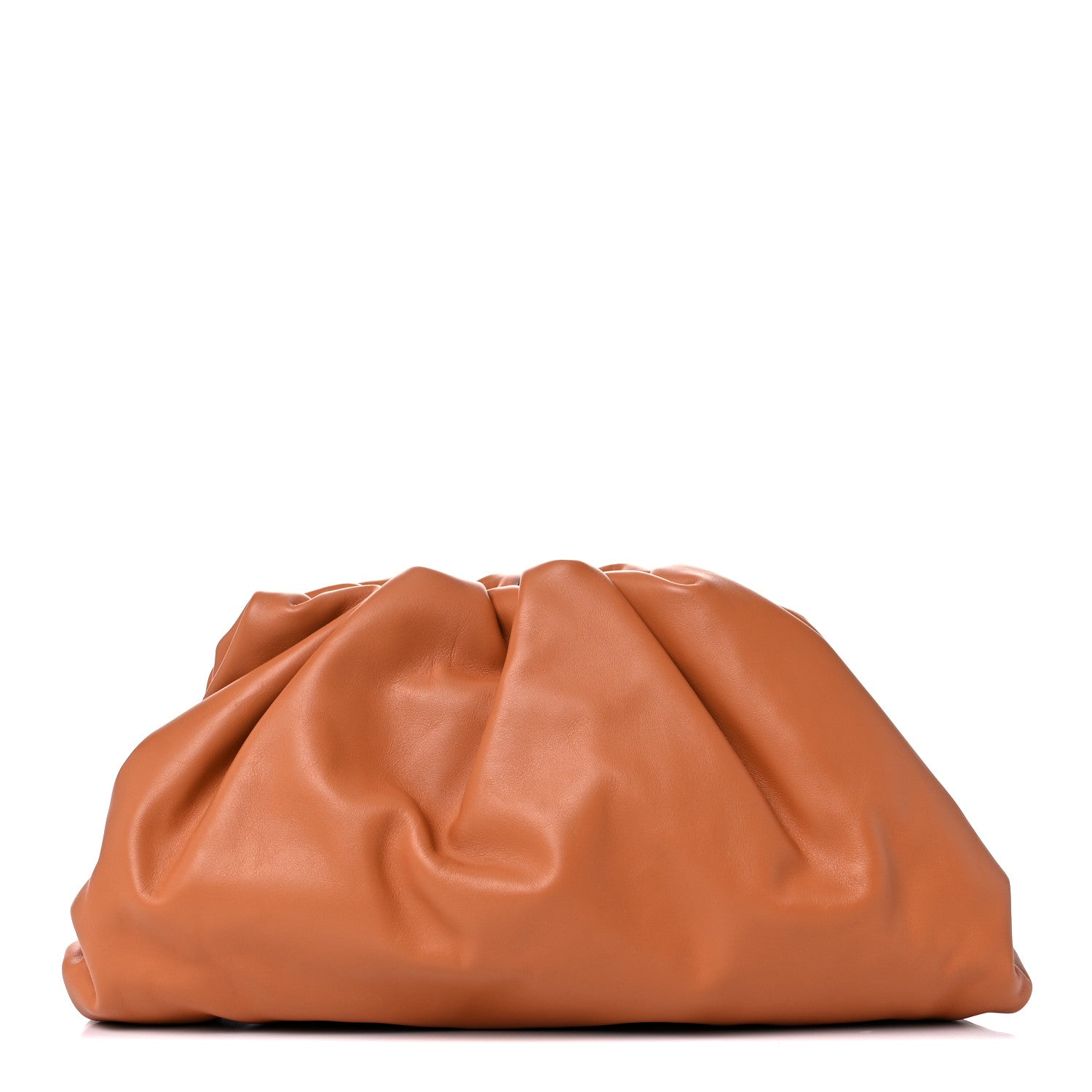 Bottega Veneta Smooth Butter Calf The Pouch Oversized Clutch Clay 1 of 8
