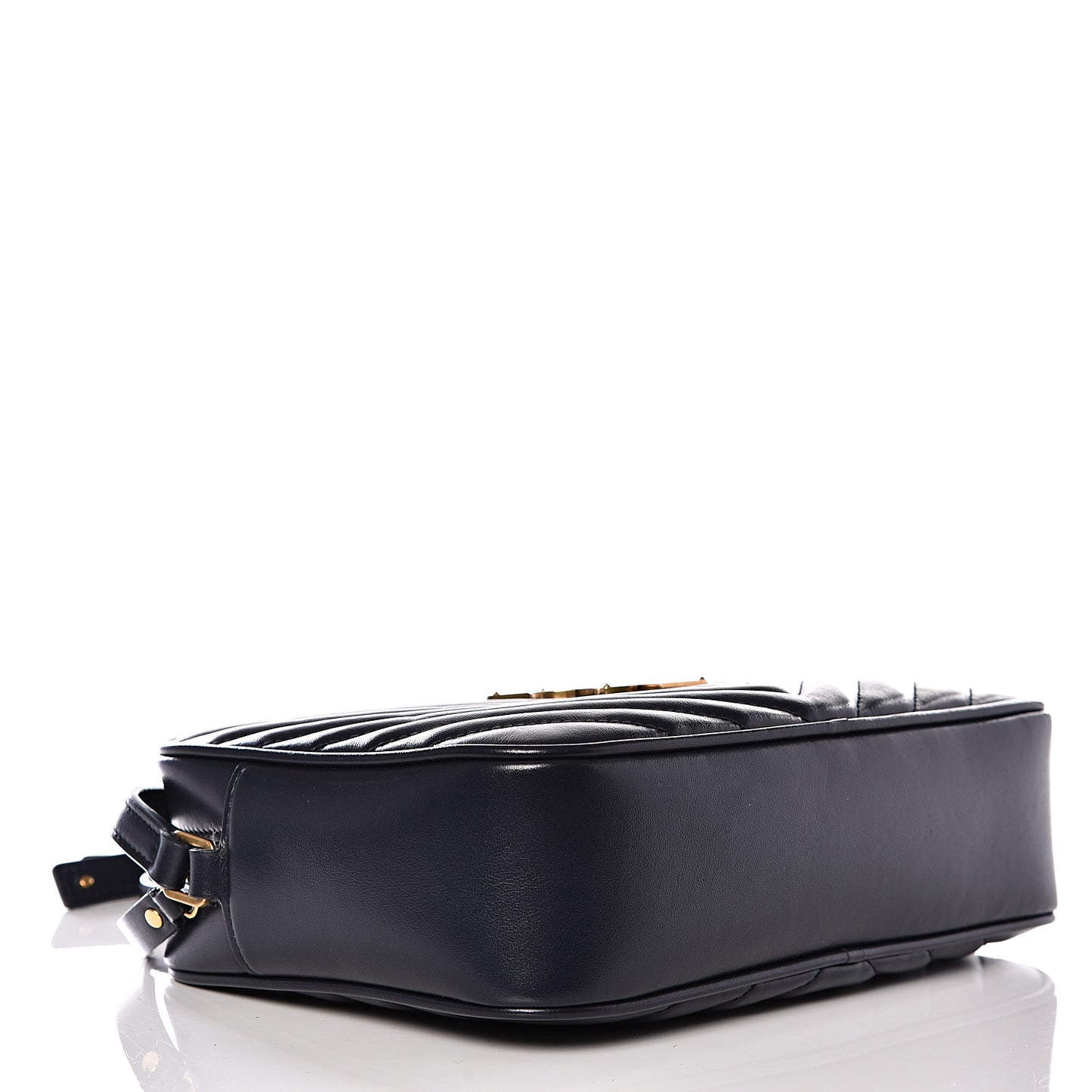 Calfskin Matelasse Monogram Lou Camera Bag Navy