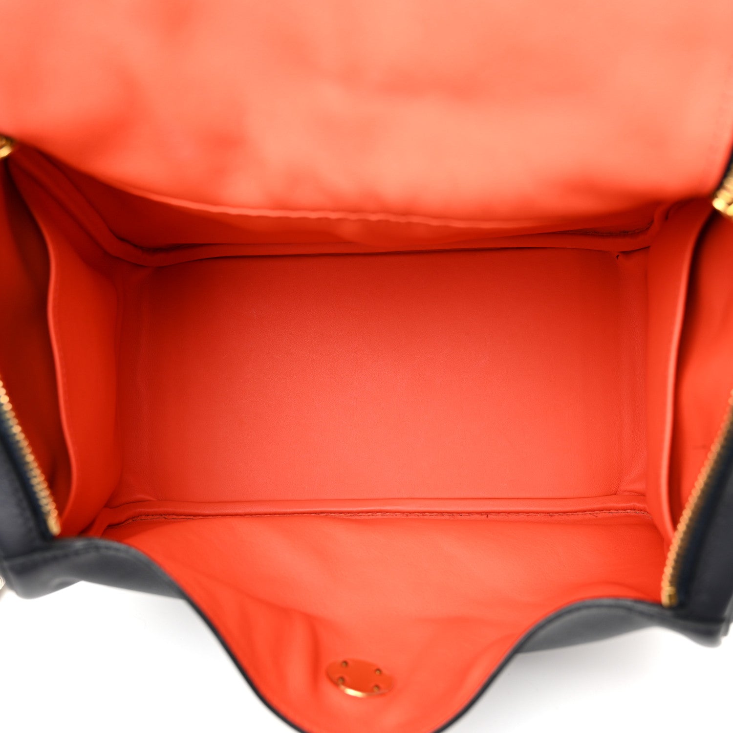 Hermes Swift Verso Lindy 30 Bleu Indigo Orange Poppy 5 of 16