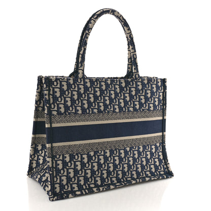 Christian Dior Oblique Medium Book Tote Blue Multicolor 3 of 8
