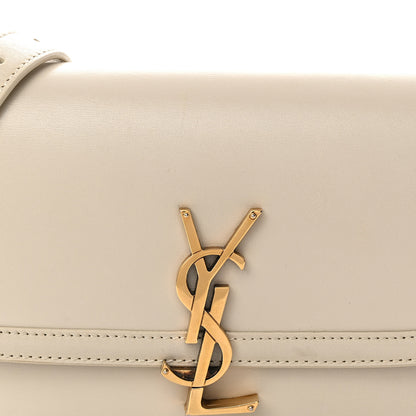 Saint Laurent Smooth Calfskin Small Solferino Satchel Ivory 8 of 10