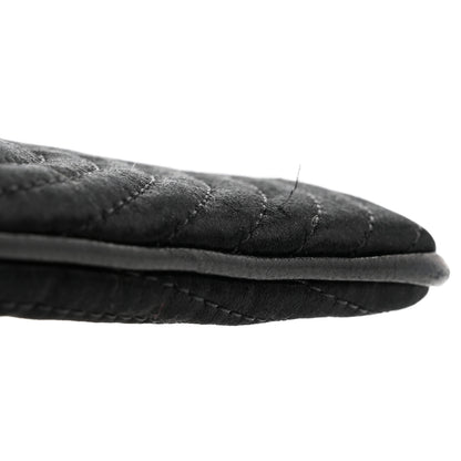 Chanel Satin Camellia Evening Bag Black 9 of 9