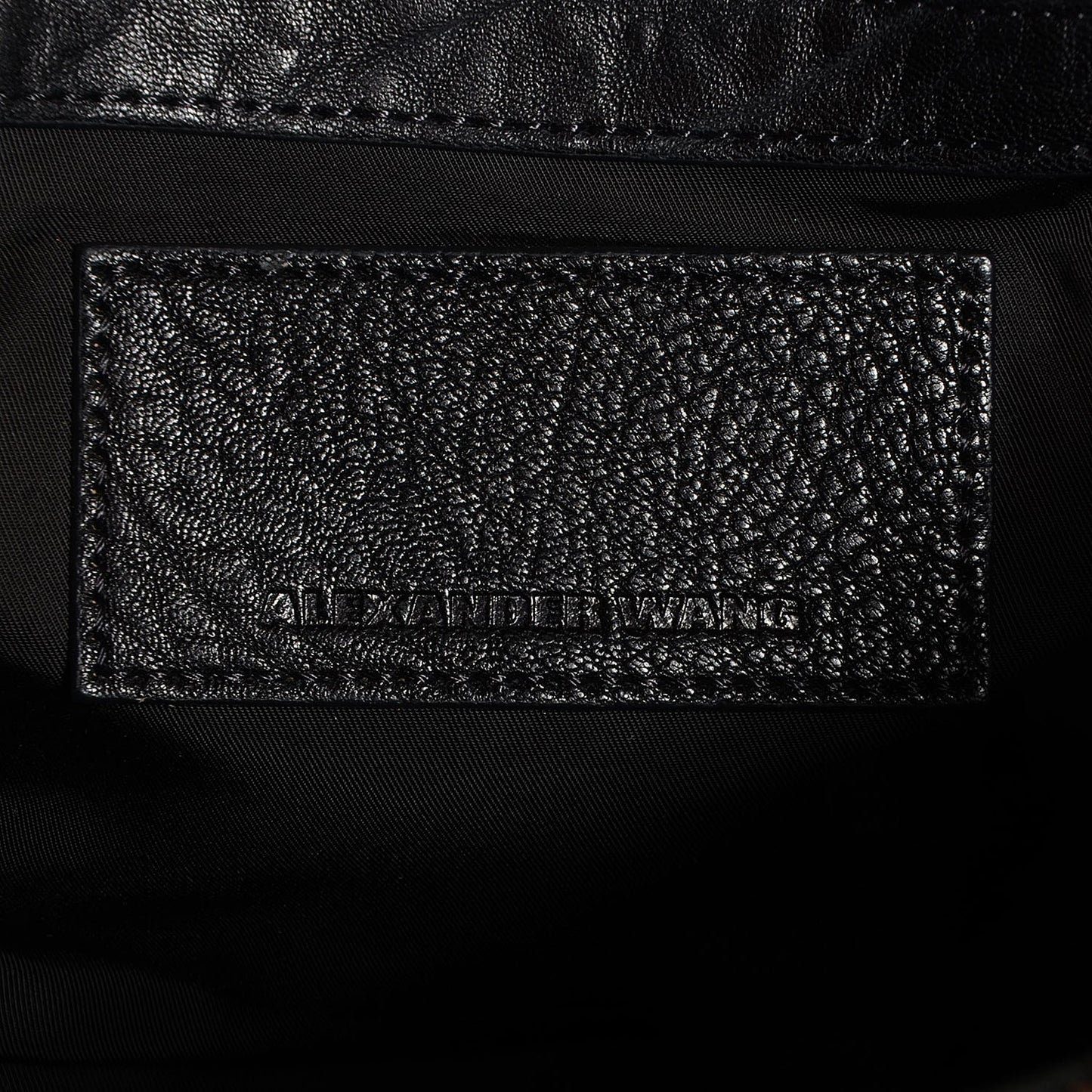 Pebbled Lambskin Rockie Black w Rose Gold Hardware