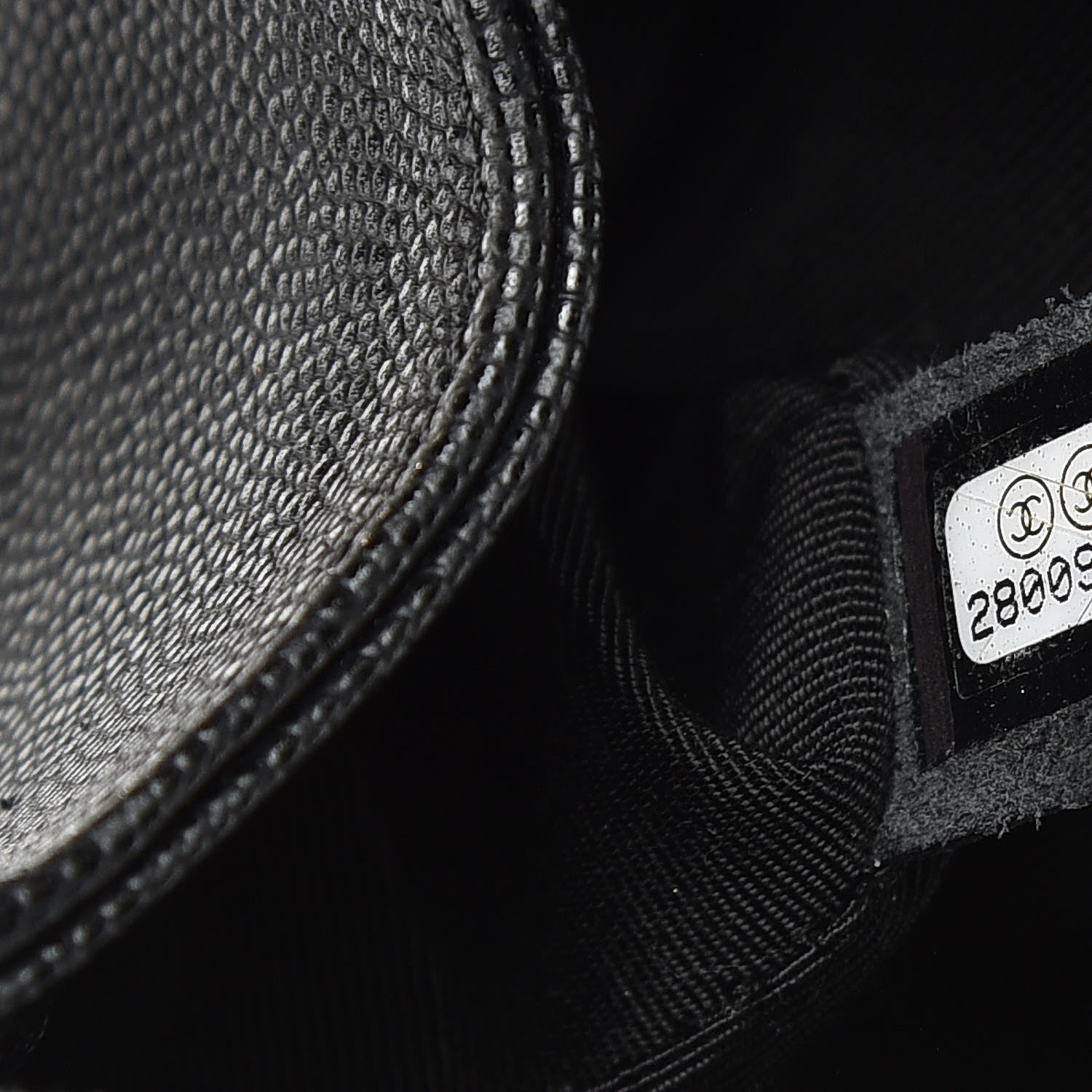 Chanel Caviar Quilted Medium Boy Flap Black 7 of 9