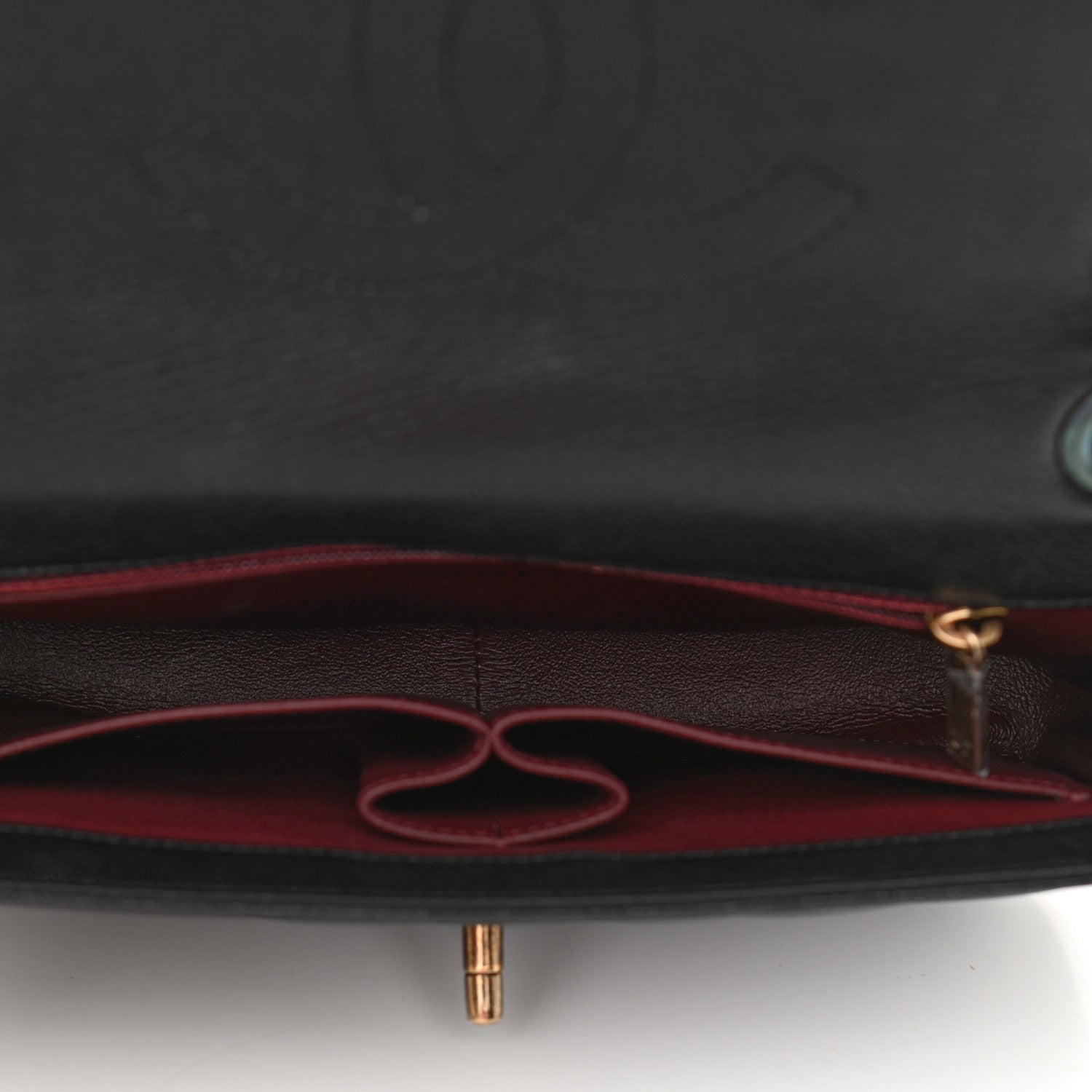 Chanel Shiny Goatskin Diagonal Quilted Small Flap Black 7 of 11