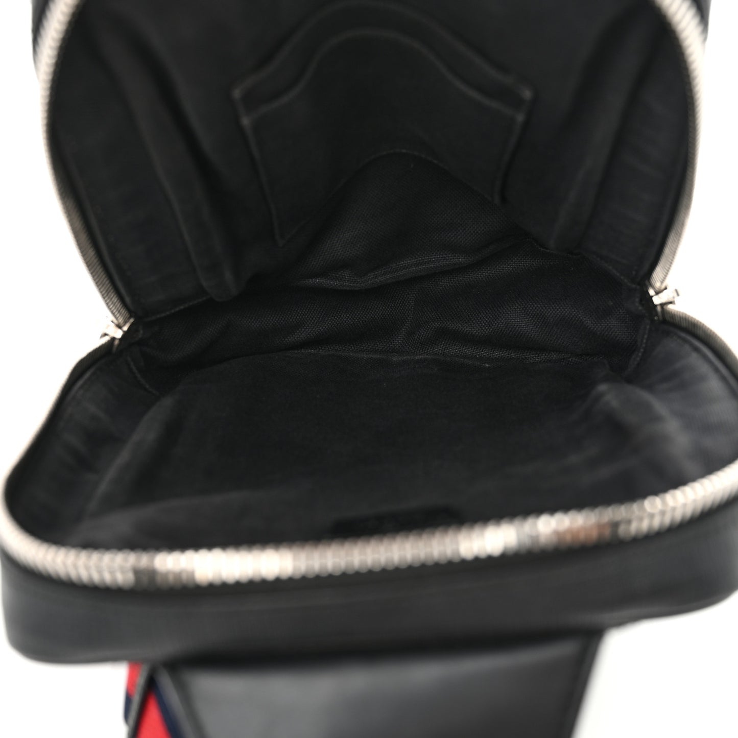 GG Supreme Monogram Web Belt Bag Black Grey