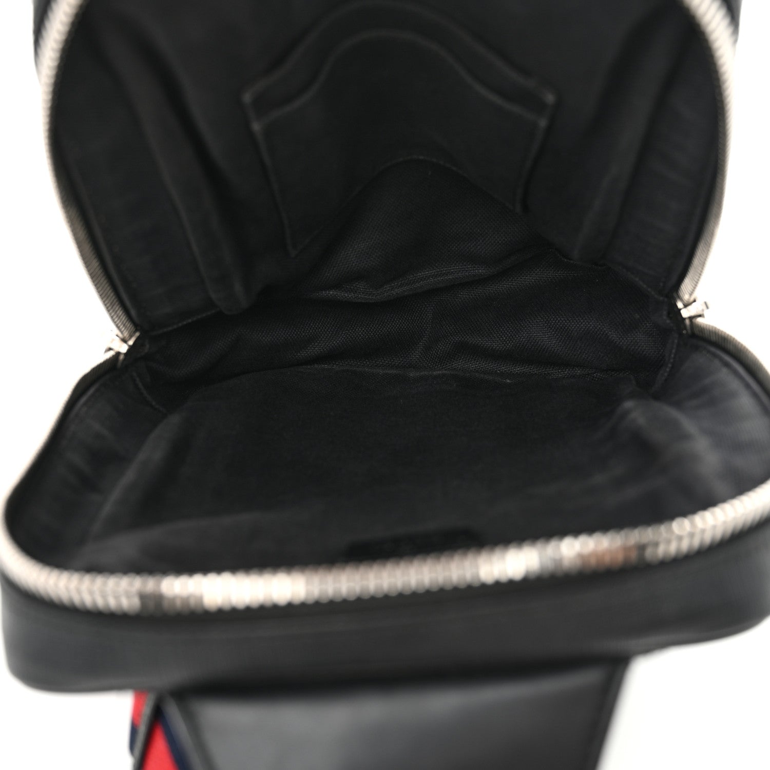 Gucci GG Supreme Monogram Web Belt Bag Black Grey 5 of 12