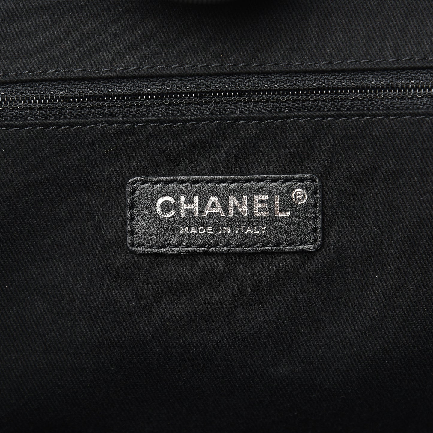 Lurex Boucle Small Deauville Tote Black
