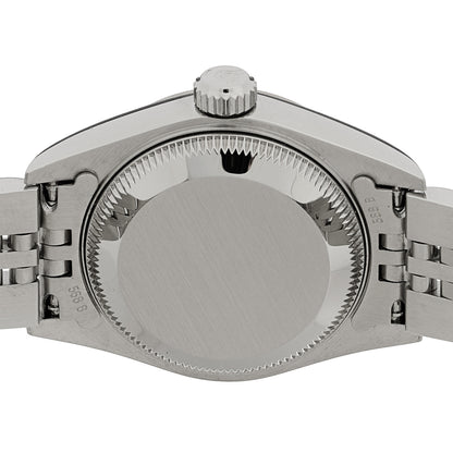 Rolex Stainless Steel 18K White Gold Diamond 26mm Oyster Perpetual Datejust Watch Silver 79174 4 of 4