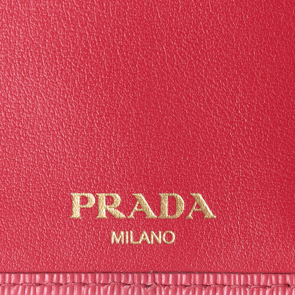 Prada Vitello Move Continental Flap Wallet Peonia 6 of 12