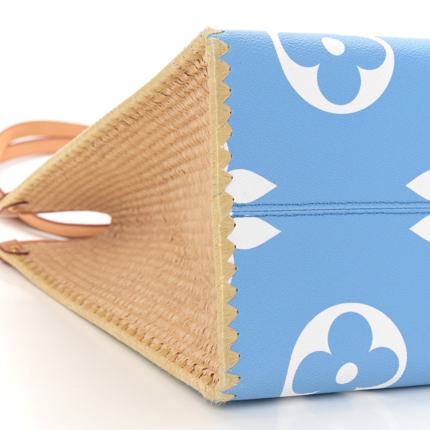 Louis Vuitton Monogram Giant Raffia Forte Dei Marmi By The Pool Onthego GM Blue 8 of 14