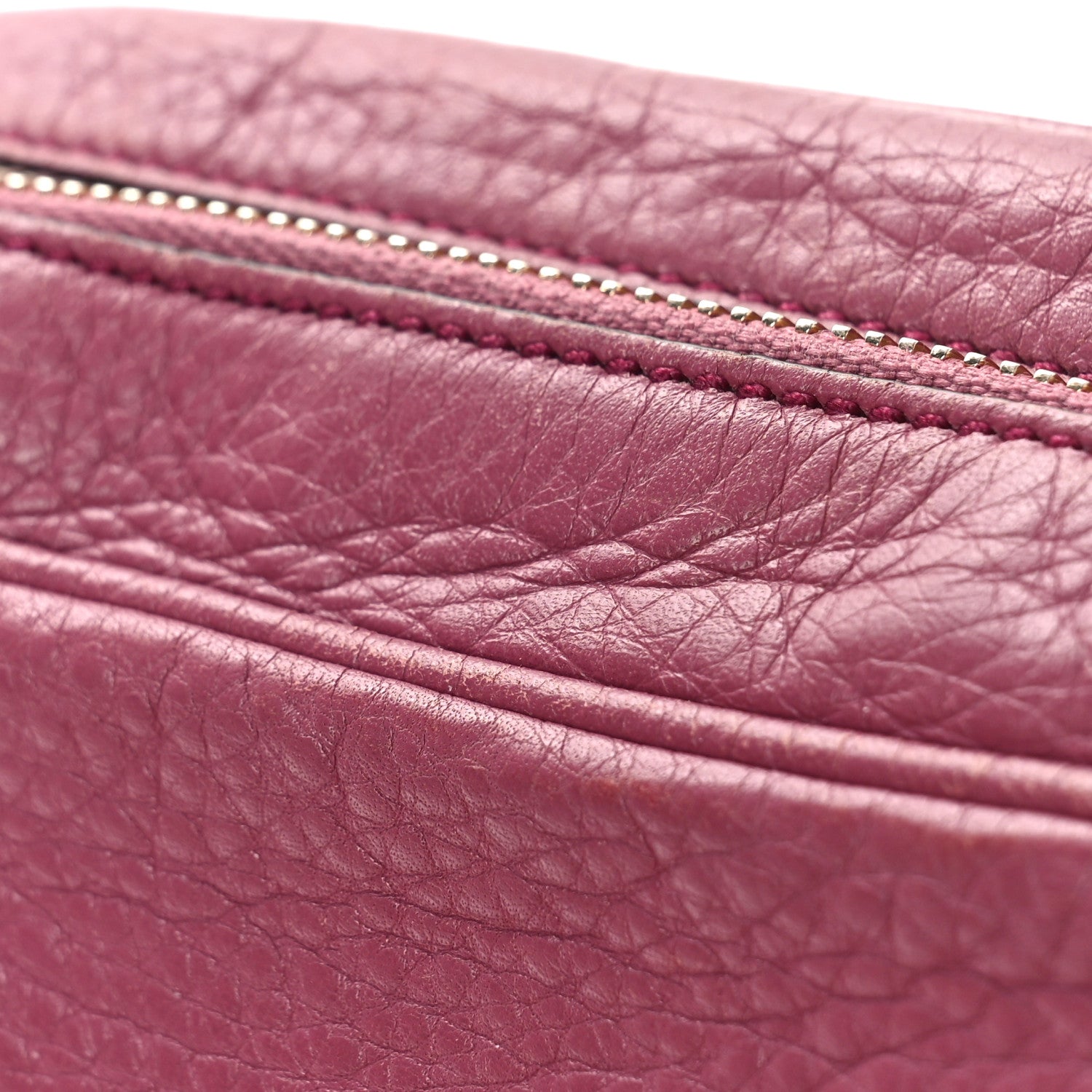 Gucci Pebbled Calfskin Small Soho Disco Bag Peonia Flower 12 of 16