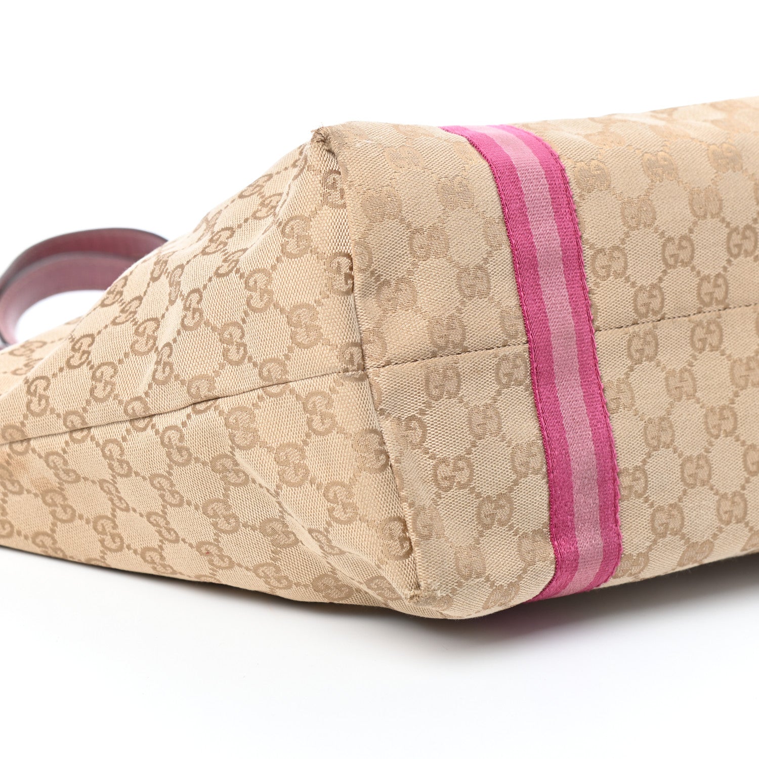 Gucci Monogram Large Jolicoeur Tote Pink 8 of 9